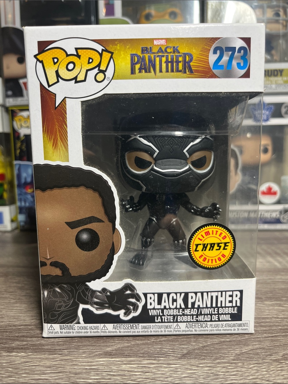 Funko Pop! Marvel Black Panther Vinyl Figure - Black and Gold Chase #273
